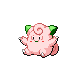 Clefairy shiny front-facing sprite from Pokémon Platinum