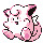 Clefairy front-facing sprite from Pokémon Red