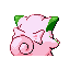 Clefairy shiny back-facing sprite from Pokémon Sapphire