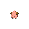 Cleffa back-facing sprite from Pokémon Black