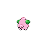 Cleffa shiny back-facing sprite from Pokémon Black