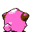 Cleffa back-facing sprite from Pokémon Crystal