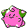 Cleffa shiny front-facing sprite from Pokémon Crystal