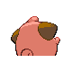 Cleffa back-facing sprite from Pokémon Diamond