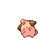 Cleffa front-facing sprite from Pokémon Diamond