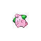 Cleffa shiny front-facing sprite from Pokémon Diamond