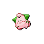 Cleffa shiny front-facing sprite from Pokémon Emerald
