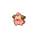 Cleffa front-facing sprite from Pokémon Platinum