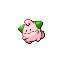 Cleffa shiny front-facing sprite from Pokémon Ruby