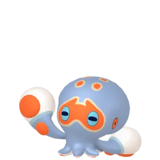 Clobbopus shiny front-facing sprite from Pokémon Sword
