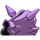 Cloyster back-facing sprite from Pokémon Diamond