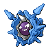 Cloyster shiny front-facing sprite from Pokémon Diamond