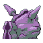 Cloyster back-facing sprite from Pokémon FireRed