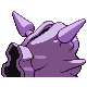 Cloyster back-facing sprite from Pokémon SoulSilver