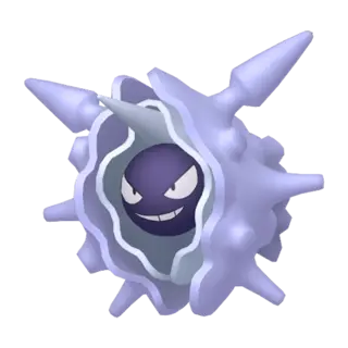 Cloyster front-facing sprite from Pokémon Violet