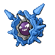 Cloyster shiny front-facing sprite from Pokémon Platinum
