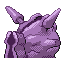 Cloyster back-facing sprite from Pokémon Sapphire