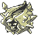 Cloyster front-facing sprite from Pokémon Yellow