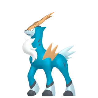 Cobalion front-facing sprite from Pokémon Violet