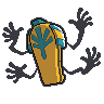 Cofagrigus back-facing sprite from Pokémon Black 2