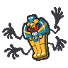 Cofagrigus front-facing sprite from Pokémon Black 2