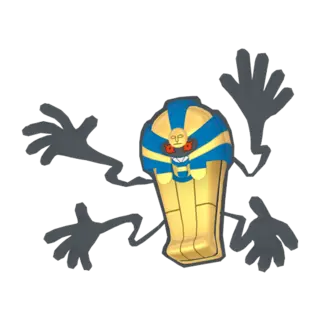 Cofagrigus front-facing sprite from Champions