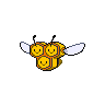 Combee front-facing sprite from Pokémon White 2
