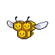 Combee front-facing sprite from Pokémon Pearl