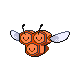 Combee shiny front-facing sprite from Pokémon Pearl