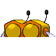 Combee back-facing sprite from Pokémon Platinum