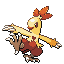 Combusken shiny front-facing sprite from Pokémon Ruby