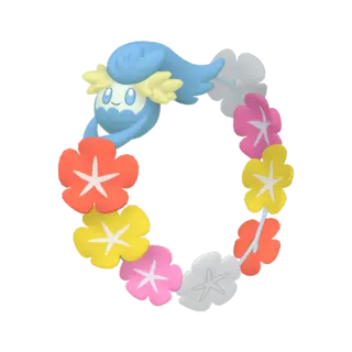 Comfey shiny front-facing sprite from Pokémon Moon