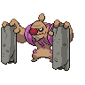 Conkeldurr front-facing sprite from Pokémon Black