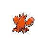 Corphish back-facing sprite from Pokémon Black