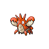 Corphish front-facing sprite from Pokémon Black