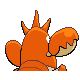 Corphish back-facing sprite from Pokémon Pearl