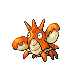 Corphish front-facing sprite from Pokémon Pearl