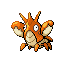 Corphish front-facing sprite from Pokémon Emerald
