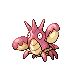 Corphish shiny front-facing sprite from Pokémon SoulSilver