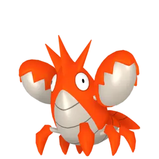 Corphish front-facing sprite from Pokémon Shield