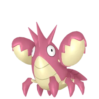 Corphish shiny front-facing sprite from Pokémon Shield
