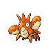 Corphish front-facing sprite from Pokémon Platinum