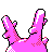 Corsola back-facing sprite from Pokémon Crystal
