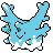 Corsola shiny front-facing sprite from Pokémon Crystal