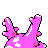 Corsola back-facing sprite from Pokémon Gold