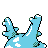 Corsola shiny back-facing sprite from Pokémon Gold