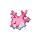 Corsola front-facing sprite from Pokémon SoulSilver