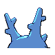 Corsola shiny back-facing sprite from Pokémon SoulSilver
