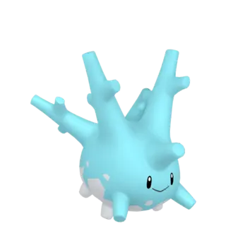 Corsola shiny front-facing sprite from Pokémon Brilliant Diamond