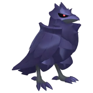 Corviknight front-facing sprite from Pokémon Shield